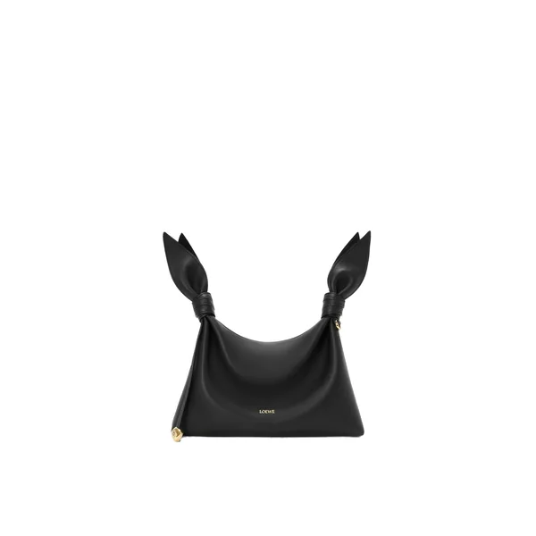 Loewe Mini Scarf bag in smooth calfskin, Black | Shoulder & Crossbody Bags | Coveti