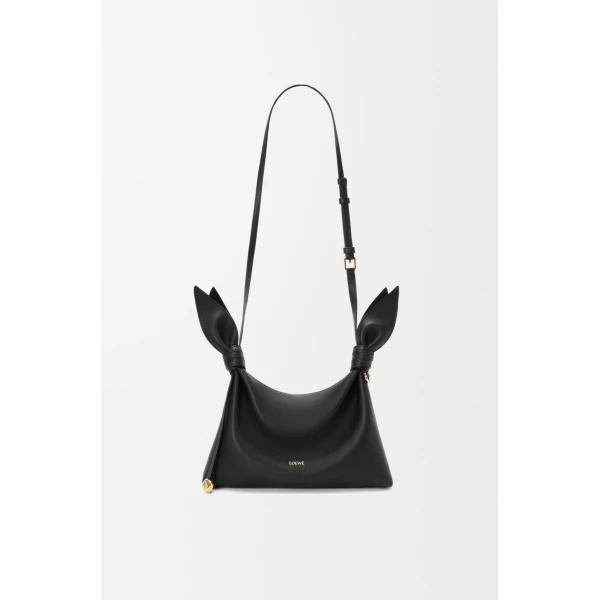 Loewe Mini Scarf bag in smooth calfskin, Black | Shoulder & Crossbody Bags | Coveti