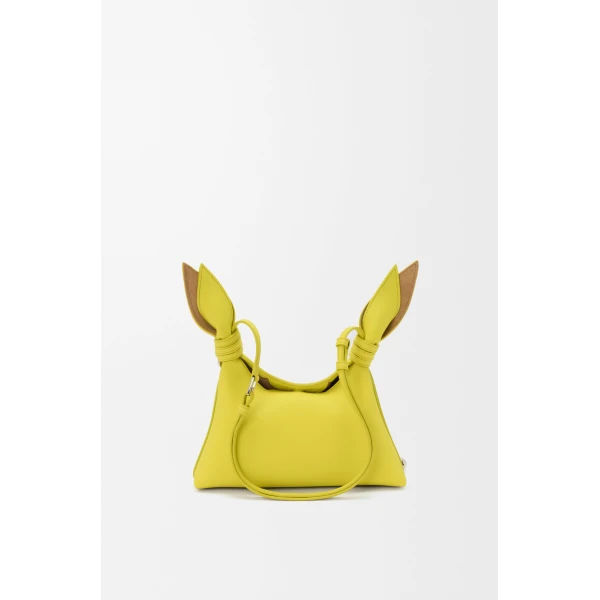 Loewe Mini Scarf bag in smooth calfskin, Lemon | Shoulder & Crossbody Bags | Coveti