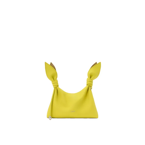 Loewe Mini Scarf bag in smooth calfskin, Lemon | Shoulder & Crossbody Bags | Coveti