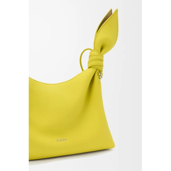 Loewe Mini Scarf bag in smooth calfskin, Lemon | Shoulder & Crossbody Bags | Coveti