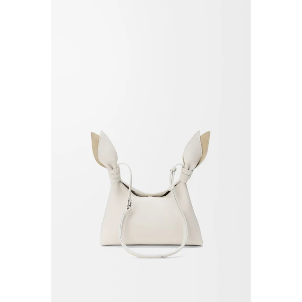 Loewe Mini Scarf bag in smooth calfskin, Soft White | Shoulder & Crossbody Bags | Coveti