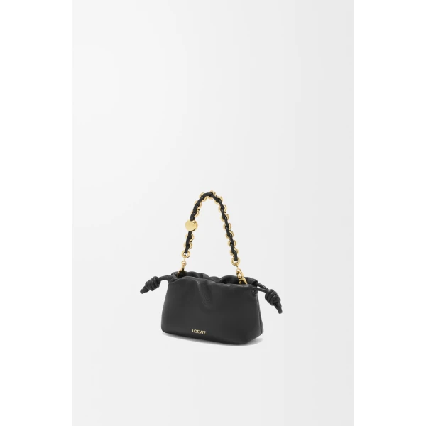 Loewe Nano Flamenco purse in mellow nappa lambskin, Black | Clutch Bags | Coveti