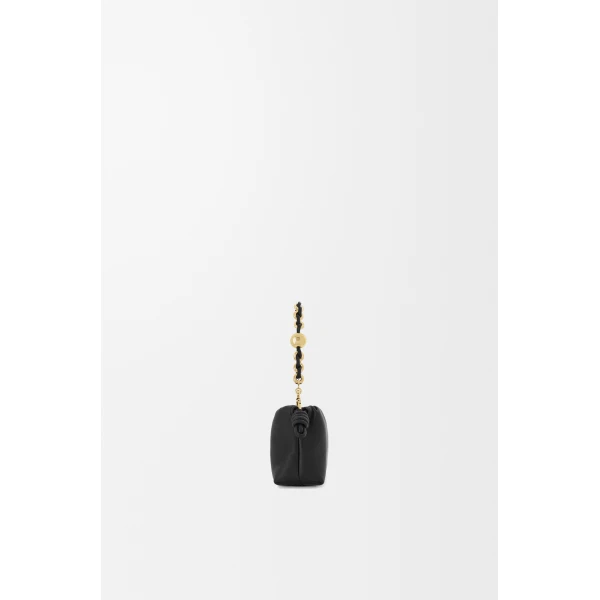 Loewe Nano Flamenco purse in mellow nappa lambskin, Black | Clutch Bags | Coveti