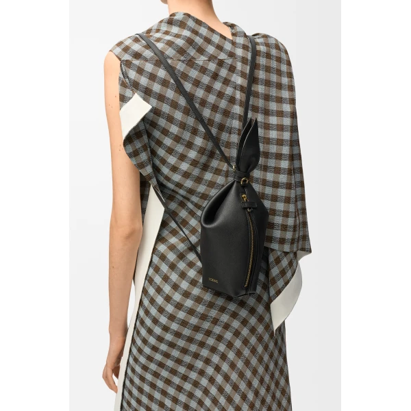 Loewe Scarf backpack in smooth calfskin, Black | Shoulder & Crossbody Bags | Coveti