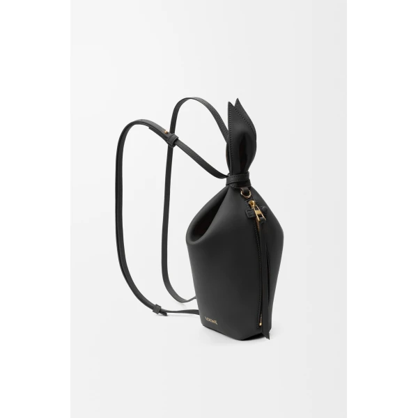 Loewe Scarf backpack in smooth calfskin, Black | Shoulder & Crossbody Bags | Coveti