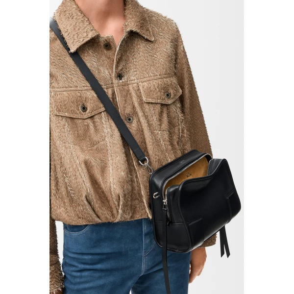 Loewe Small Amazona 180 bag in soft calfskin, Black | Totes & Top-Handle Bags | Coveti