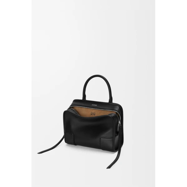Loewe Small Amazona 180 bag in soft calfskin, Black | Totes & Top-Handle Bags | Coveti