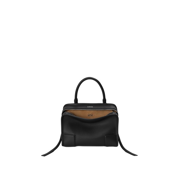 Loewe Small Amazona 180 bag in soft calfskin, Black | Totes & Top-Handle Bags | Coveti