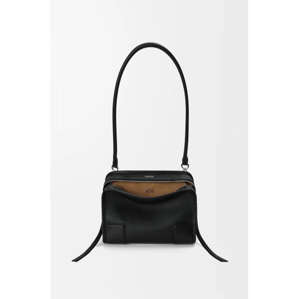 Loewe Small Amazona 180 bag in soft calfskin, Black | Totes & Top-Handle Bags | Coveti