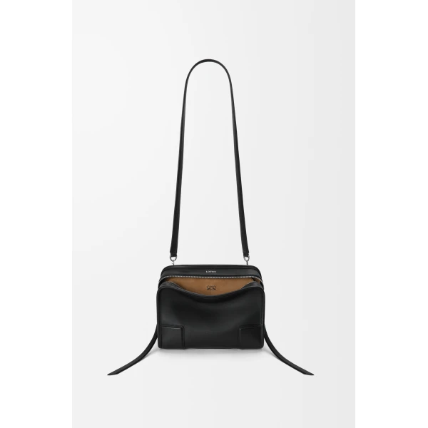 Loewe Small Amazona 180 bag in soft calfskin, Black | Totes & Top-Handle Bags | Coveti