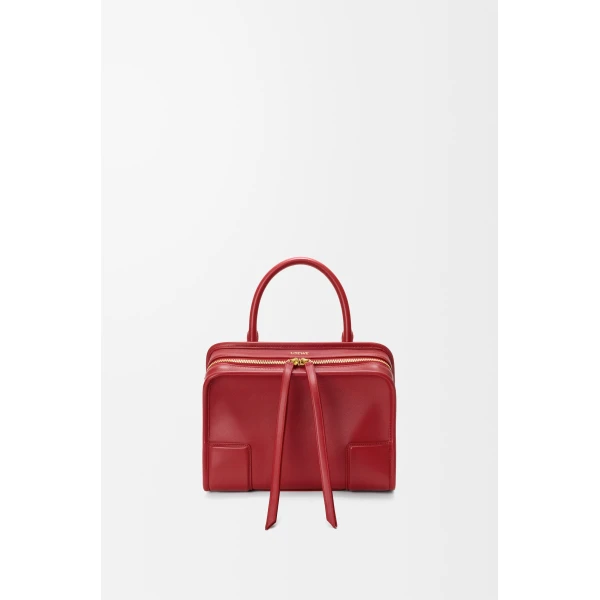 Loewe Small Amazona 180 bag in soft calfskin, Carmine Red | Totes & Top-Handle Bags | Coveti
