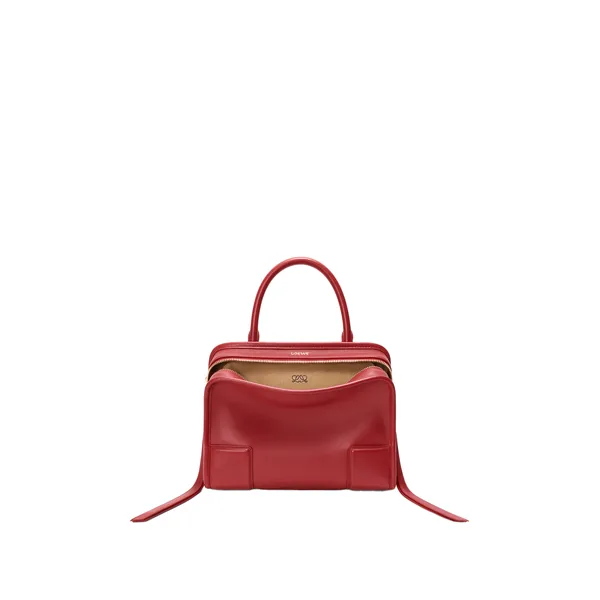 Loewe Small Amazona 180 bag in soft calfskin, Carmine Red | Totes & Top-Handle Bags | Coveti