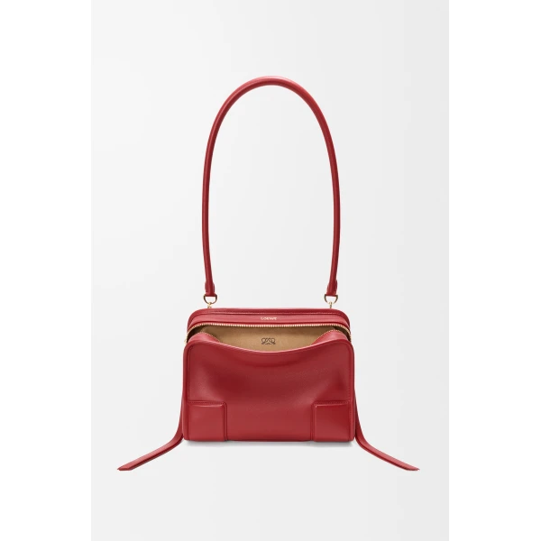 Loewe Small Amazona 180 bag in soft calfskin, Carmine Red | Totes & Top-Handle Bags | Coveti