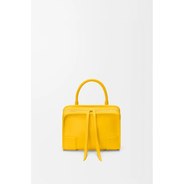 Loewe Small Amazona 180 bag in soft calfskin, Daisy Yellow | Totes & Top-Handle Bags | Coveti