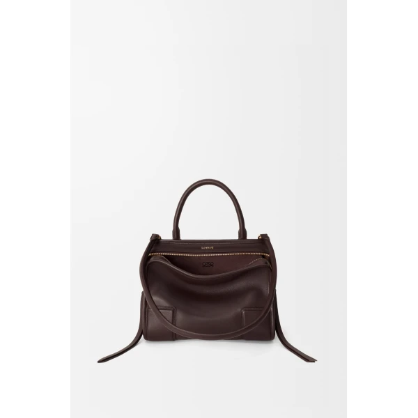 Loewe Small Amazona 180 bag in soft calfskin, Dark Chestnut | Totes & Top-Handle Bags | Coveti