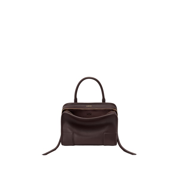 Loewe Small Amazona 180 bag in soft calfskin, Dark Chestnut | Totes & Top-Handle Bags | Coveti