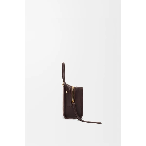 Loewe Small Amazona 180 bag in soft calfskin, Dark Chestnut | Totes & Top-Handle Bags | Coveti