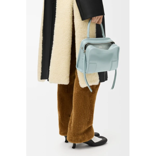 Loewe Small Amazona 180 bag in soft calfskin, Mineral Mist | Totes & Top-Handle Bags | Coveti