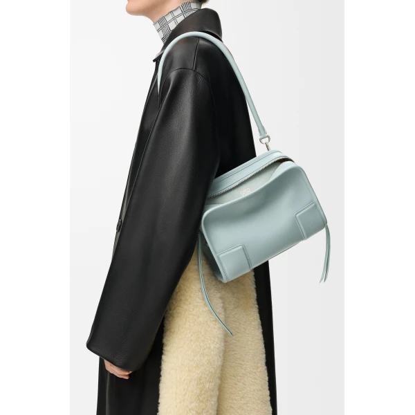Loewe Small Amazona 180 bag in soft calfskin, Mineral Mist | Totes & Top-Handle Bags | Coveti