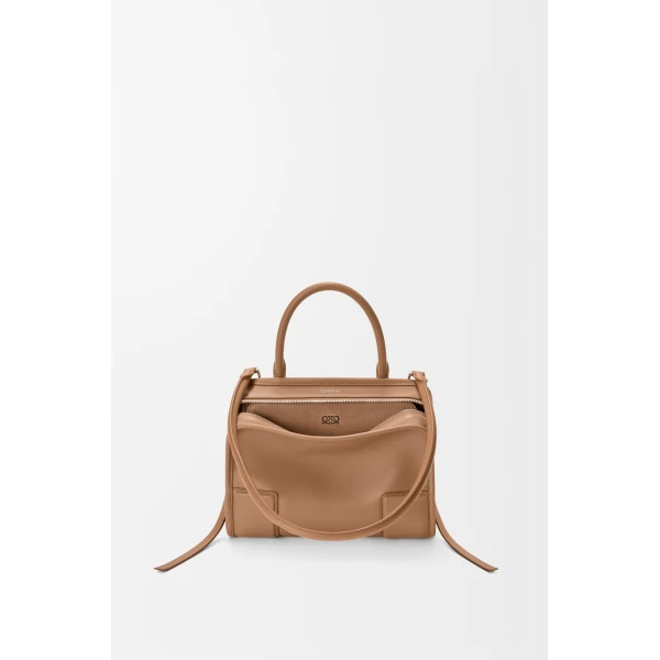 Loewe Small Amazona 180 bag in soft calfskin, Mocha | Totes & Top-Handle Bags | Coveti