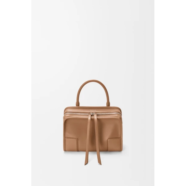Loewe Small Amazona 180 bag in soft calfskin, Mocha | Totes & Top-Handle Bags | Coveti