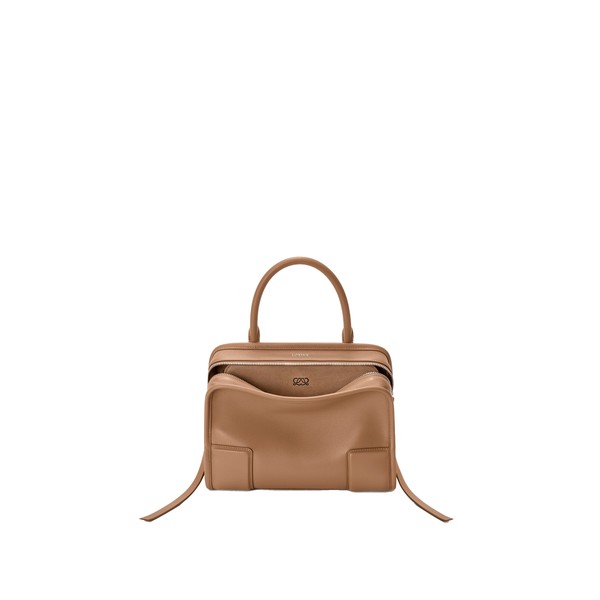 Loewe Small Amazona 180 bag in soft calfskin, Mocha | Totes & Top-Handle Bags | Coveti