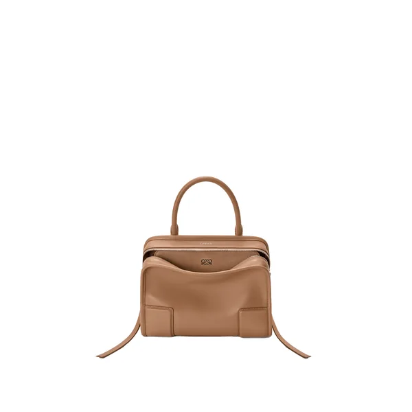 Loewe Small Amazona 180 bag in soft calfskin, Mocha | Totes & Top-Handle Bags | Coveti