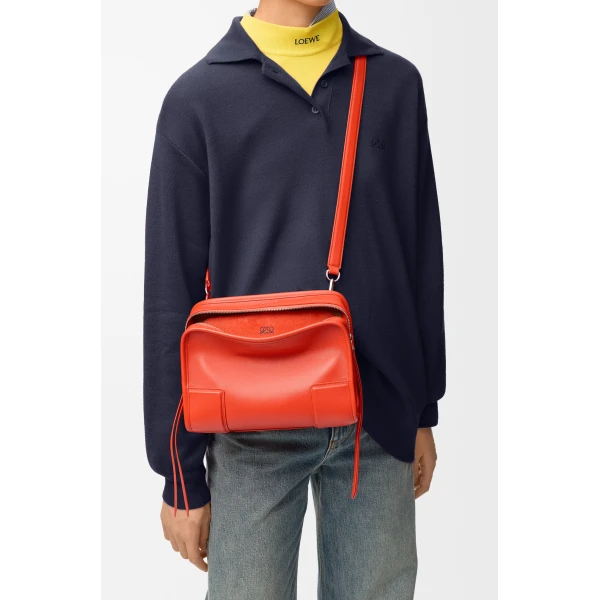 Loewe Small Amazona 180 bag in soft calfskin, Sunrise Orange | Totes & Top-Handle Bags | Coveti