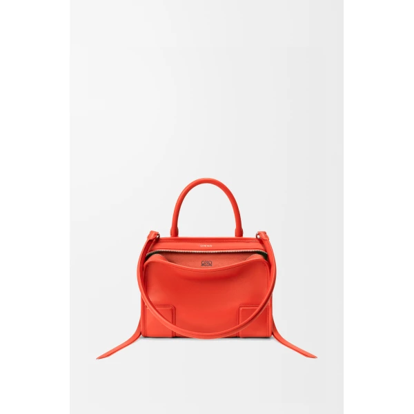 Loewe Small Amazona 180 bag in soft calfskin, Sunrise Orange | Totes & Top-Handle Bags | Coveti