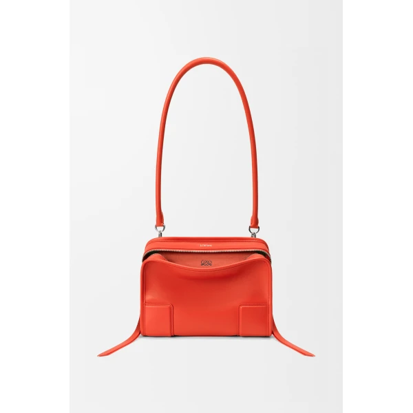 Loewe Small Amazona 180 bag in soft calfskin, Sunrise Orange | Totes & Top-Handle Bags | Coveti