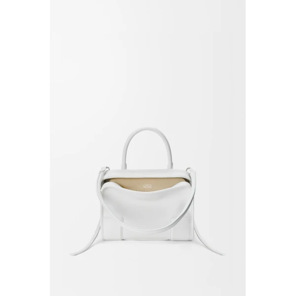 Loewe Small Amazona 180 bag in soft calfskin, White | Totes & Top-Handle Bags | Coveti
