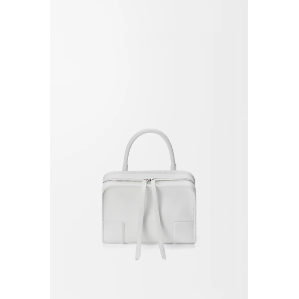 Loewe Small Amazona 180 bag in soft calfskin, White | Totes & Top-Handle Bags | Coveti
