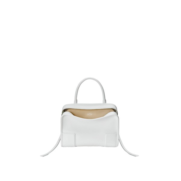 Loewe Small Amazona 180 bag in soft calfskin, White | Totes & Top-Handle Bags | Coveti