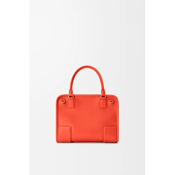 Loewe Small Amazona 180 bag in woven calfskin, Sunrise Orange | Totes & Top-Handle Bags | Coveti