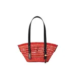 Loewe Small Braid basket in iraca palm and calfskin, Red/Natural | Totes & Top-Handle Bags | Coveti Loewe Small Braid basket in iraca palm and calfskin, Red/Natural | Totes & Top-Handle Bags | Coveti