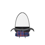 Loewe Small Whisker bag in check intarsio, Black/Multicolor | Shoulder & Crossbody Bags | Coveti
