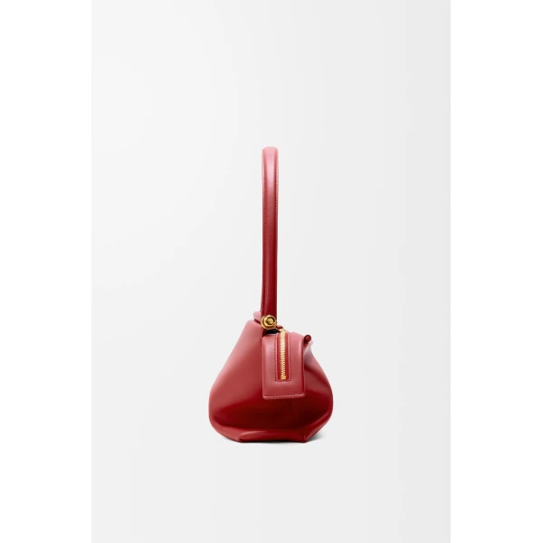 Loewe Small Whisker bag in glazed calfskin, Carmine Red | Shoulder & Crossbody Bags | Coveti