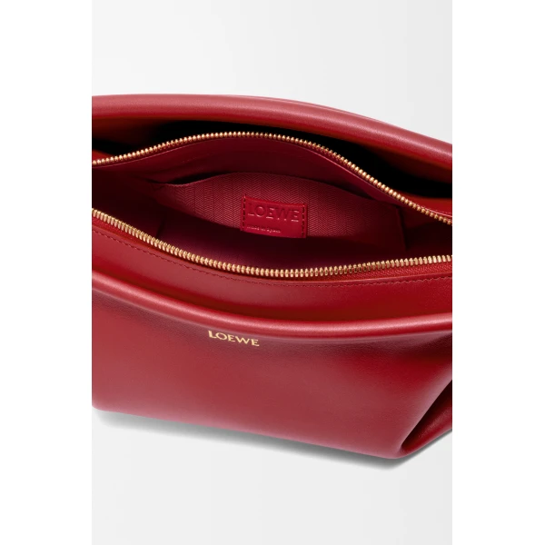 Loewe Small Whisker bag in glazed calfskin, Carmine Red | Shoulder & Crossbody Bags | Coveti