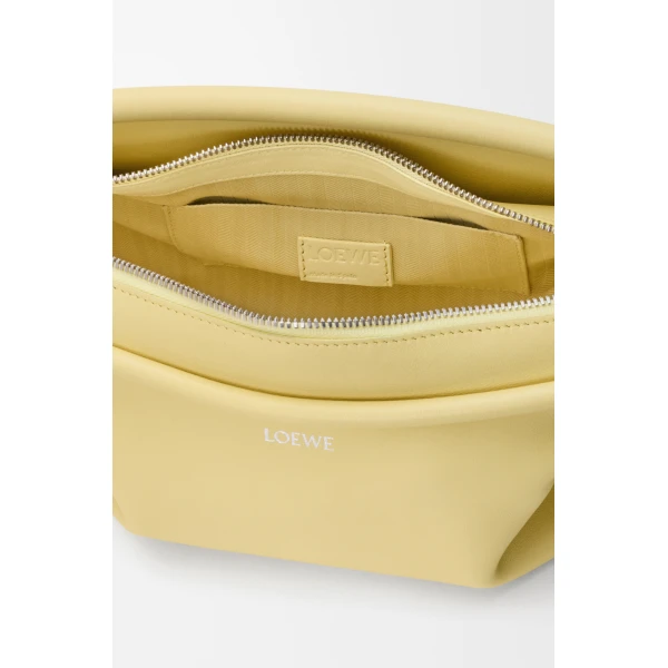Loewe Small Whisker bag in glazed calfskin, Vanilla | Shoulder & Crossbody Bags | Coveti