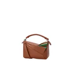 Loewe Small layered Puzzle bag in classic calfskin, Multicolor Squirrel | Shoulder & Crossbody Bags | Coveti