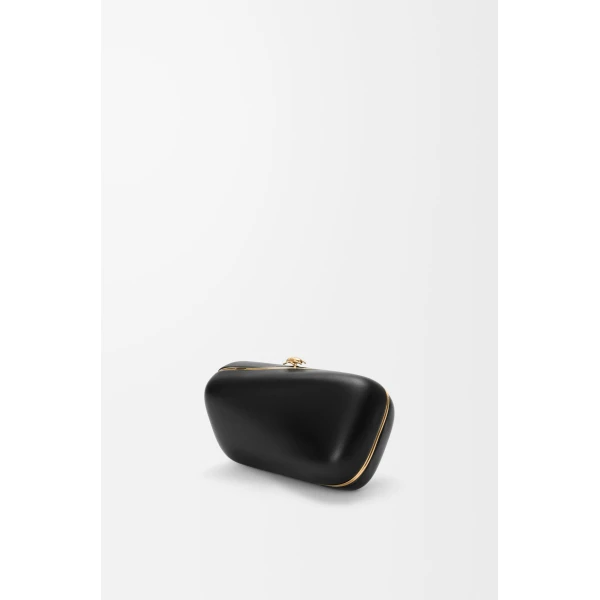 Loewe Twisted Minaudiere in nappa lambskin, Black | Mini Bags | Coveti