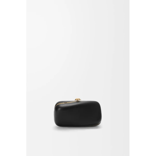 Loewe Twisted Minaudiere in nappa lambskin, Black | Mini Bags | Coveti