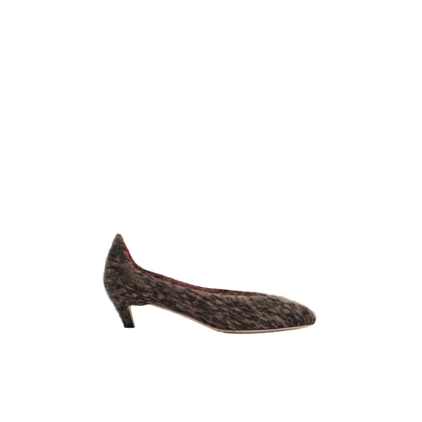 Magda Butrym Almond pumps in brown loom