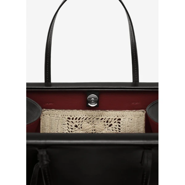 Barbara bag in black leather - Image 4
