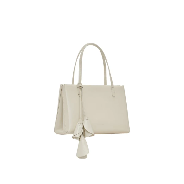 Barbara bag in cream leather - Image 2