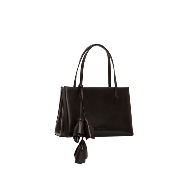 Barbara bag in dark brown leather - Image 2