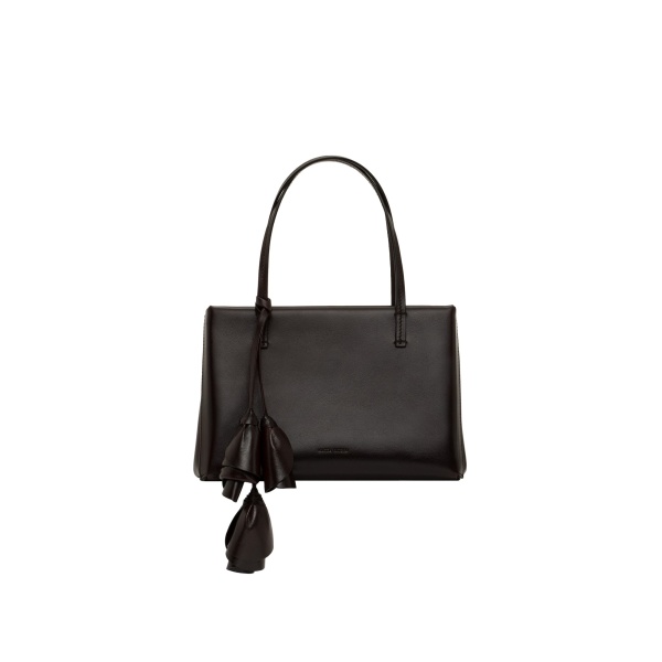 Magda Butrym Barbara bag in dark brown leather