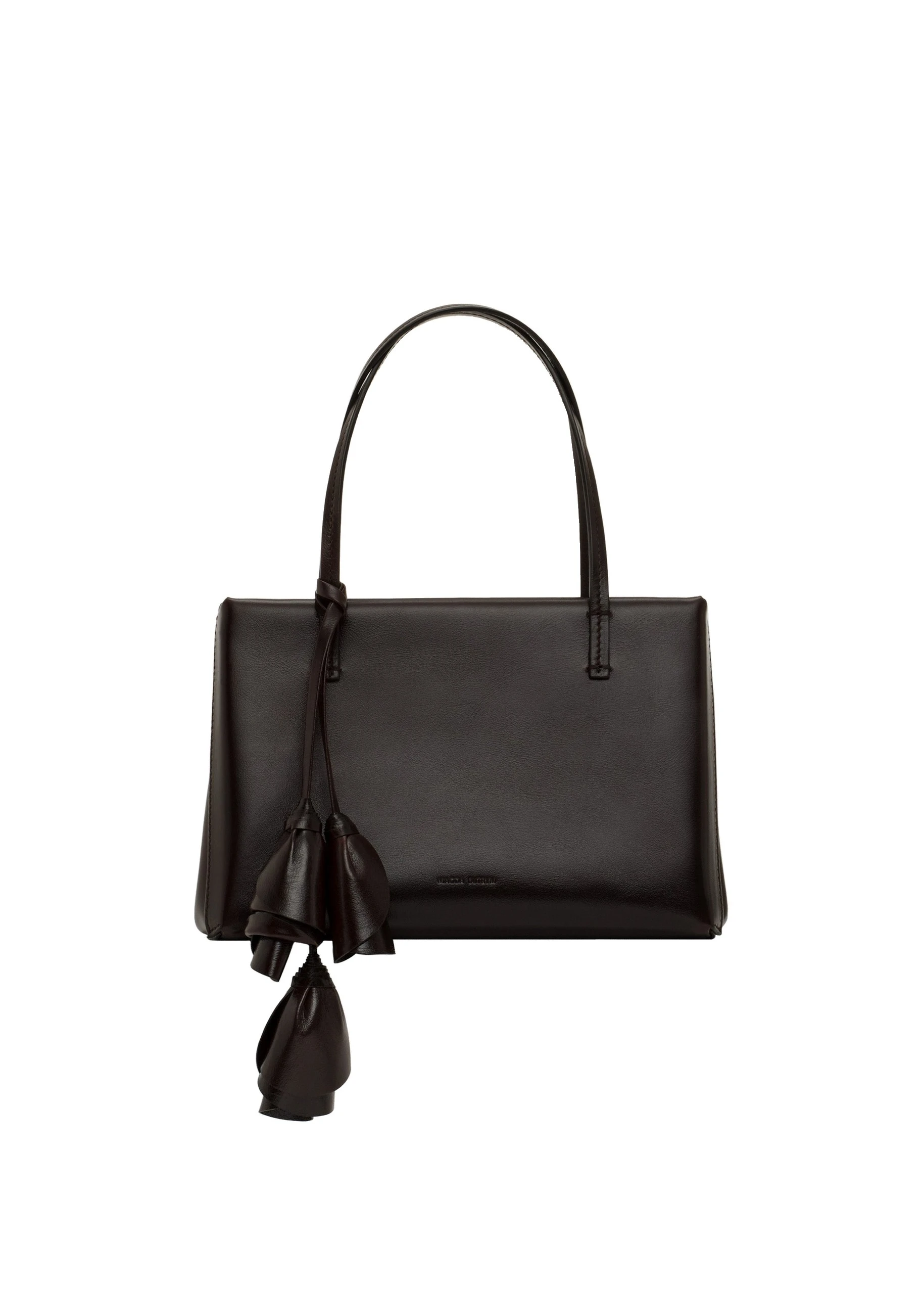 Magda Butrym Barbara bag in dark brown leather | Coveti Magda Butrym Barbara bag in dark brown leather