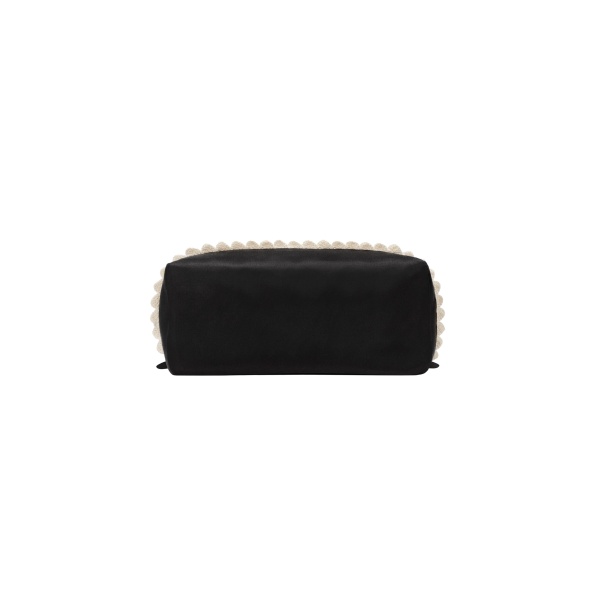 Magda Butrym Beauty case with crochet trim
